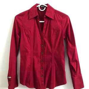 Express button down shirt XS
